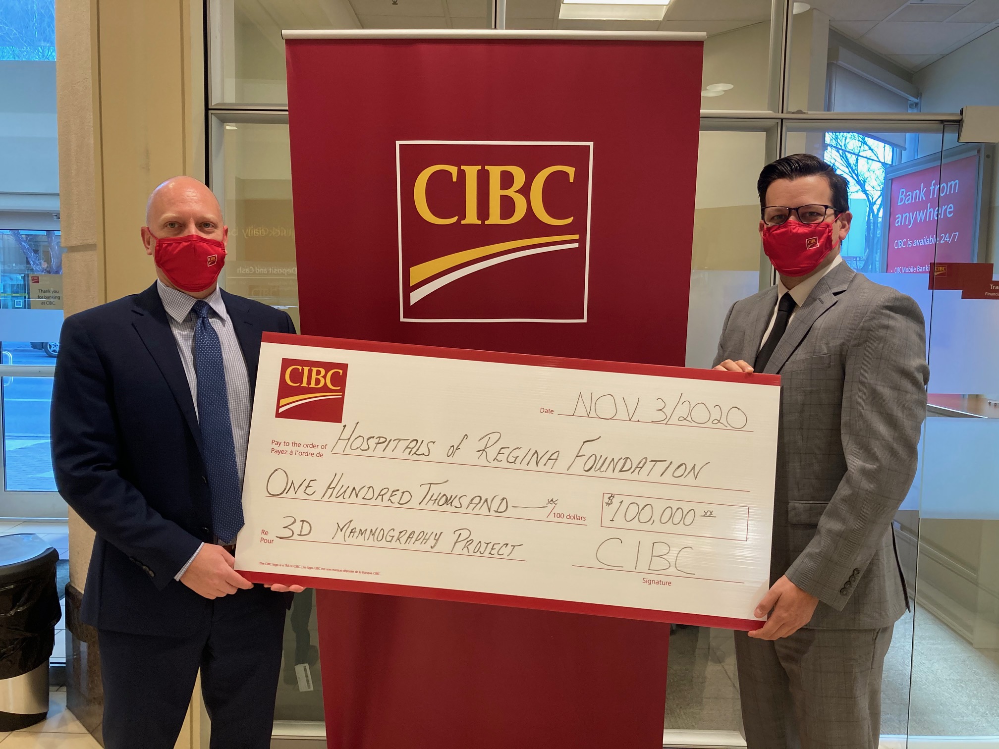 CIBC Joins the Fight Against Breast Cancer in Saskatchewan